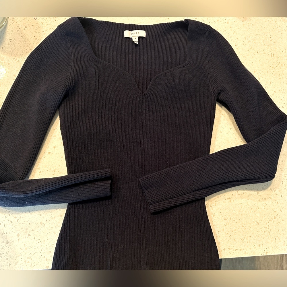 REISS sweetheart neck top